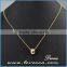 Women fashion wholesale stainless steel pendant ring gold jewelry
