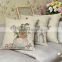 Multi-colored printed linen cotton oriental cushion cover for home decoration