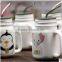 Small order can be accpeted ! Color boxes package ceramic meson jar with silicone lid and stainless steel straw .