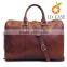 Men's genuine leather duffle gym large travel weekend sports luggage Bag