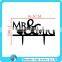 Funny Batman wedding cake topper, Mr&Mrs acrylic cake topper