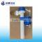 Toilet tank fill valve with brass shank