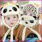 New Arrival Lovely Panda Hats Baby Kids Caps Aviator Hat Bomber Winter Cap Children Masks Warm Hat