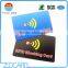 2016 new product rfid blocking card credit card protector