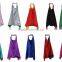 Double layer Red Black Children Dress Up Blank Party Cape without Printing