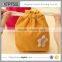 Wholsale flower design flannelette string bag