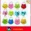 FDA Food Grade Silicone Rubber Washable Baby Bib with Infant Feeding Food Pocket