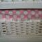 Modern Design White Wooden Cabinet With 2 Wave and 2 Wooden Drawers