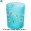 Blue flower candle holders with diamonds for wedding decorations