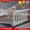 Private villa balcony and stair decorative natural white marble railing