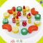 wholesale baby wooden toy cake, educational kids wooden birthday cake toy, funny children wooden birthday cake toy W10B104