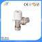 Polished chromed 20mm italian radiator valves