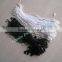 Garment Accessories 18CM Permanent Lock Black Hang Tag Nylon String
