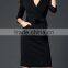 2015 hostest women OL dress fashion design autumn winter business office dress formal lady dress with sleeves