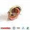 Copper or tinned copper C clamp for electric power wire and cables