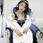 hot sale luxury candy color long thick import faux fox fur scraf shawl for woman