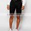 High Quality Latest Custom Slip Pockets Men's Black Slim Fit 100% Cotton Zip Fly Casual Shorts