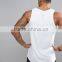 High Quality New Design Custom Grey White Color Gym Wear Comfortable 100% Polyester Micromesh Fashion Men's Sport Dry Fit Vest