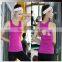 Elastic Breathable Gym Sports Crop Top Women Sport Ladies Fitness Tank Top