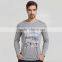 2017 Latest design plain fashion long sleeve shirts for men