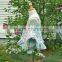 Latest design 3 year old girl dress 100% cotton floral two piece prom baby clothes dress set
