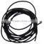 ROUND Black Leather Cords
