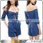 Latest Women Wear Shorts Denim Sex Jumpsuit