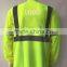 Men's long sleeve high visibility customized printed bulk protective t-shirt
