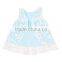 Newest Girl Dress Set With Mint And Lace Dress Set Kids Dress Suit Girls Wear G-NP-CS905-150