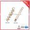 Fashion design custom zipper pulls zinc alloy puller for nylon metal zipper slider