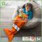 Promotion Soft Snuggle Child Clown Fish Blanket