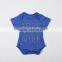 Summer 13 Colors Solid Color Gold Stamp Letters Designs Toddler Rompers For 0-24 Months In Stock