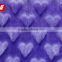 2016 changshu of suzhou city new design PV plush brushed heart fabric of changshucity