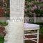 Newest Style Lace Ruffled Organza Wedding Fancy Chair Cover