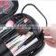 Cosmetic Makeup Bag Double Layer Travel Toiletry Bag Organizer With Mirror