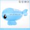 Promotional pretty quality blue cate plush stuffed fish soft toy
