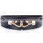 China factory wholesale newest fashion elastic waist belt with unique buckle