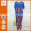 New design african abaya long dresses print silk kaftan dress