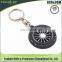 Custom Fashion Souvenir Keychain Models,Best Quality Plastic tyre shaped Soft Pvc Keychain