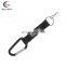 PVC Patch Key Chain Strap with Carabiner and Split Ring