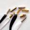 gold/gun metal /silver metal aglet custom engraved/printed logo metal lace aglet shoelace tips for wearshirt