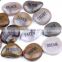 inspired words engraved natural stone charm key chain cobble stone charms key chain customized logo stone keychain gifts