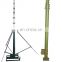 stainless steel cellular telescopic tower mobile communication radio mast