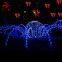 outdoor arch door motif lighting Christmas holiday decoration