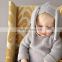 European and American children's custom made rabbit ear sweater Pullover for boys and girls in spring and winter