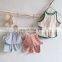 children clothes sets plaid yellow green top fashion korean kids clothes children clothing wholesale