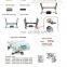 HM-1433PTV 33-NEEDL FLAT-BED DOUBLE CHAIN STITCH SEWING MACHINE FOR TUCK FABRIC SEAMING