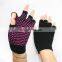 cotton pvc anti-slip yoga gloves