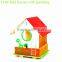 Wholesale wooden bird house kit toys