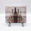 China supplier clear tempered glass chopping board with rough edge
